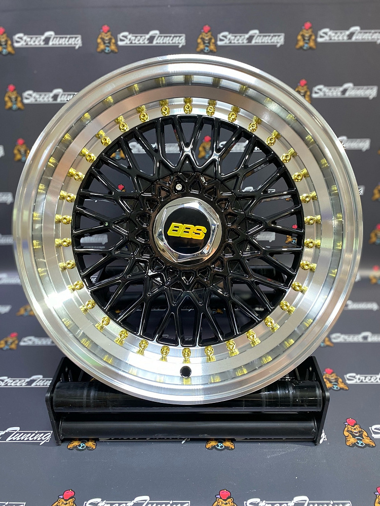 картинка Новые диски BBS RS R16 J7.5 ET30 4x100/114,3 Black + Silver от магазина  StreetTuning