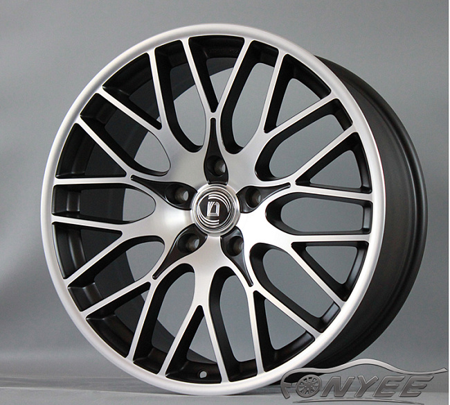 картинка Новые диски DIEWE WHEELS Fina Felgen R18 5X112 ET45 J8 черный мат + серебро магазин  StreetTuning 