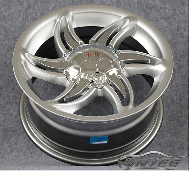 картинка Эксклюзивные диски лепесток HH R14 ET25 4x100/114,3 J6,5 серебро магазин  StreetTuning 