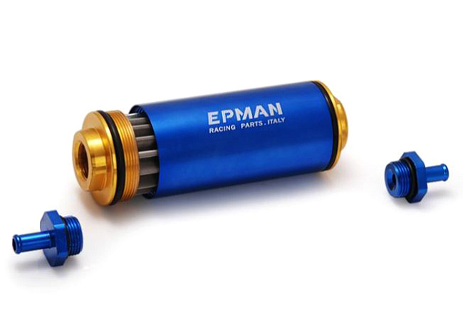 картинка Топливный фильтр первичной очистки EPMAN, под шланг 8.6MM , синий магазин  StreetTuning 