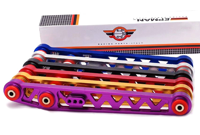 картинка Задние нижние рычаги Honda Civic EK 1996-2000 г, серебряные магазин  StreetTuning 