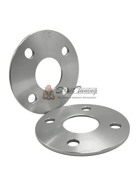 картинка Проставка Starleks 5 мм 4x100 цо 54.1 сквозная Silver магазин  StreetTuning 