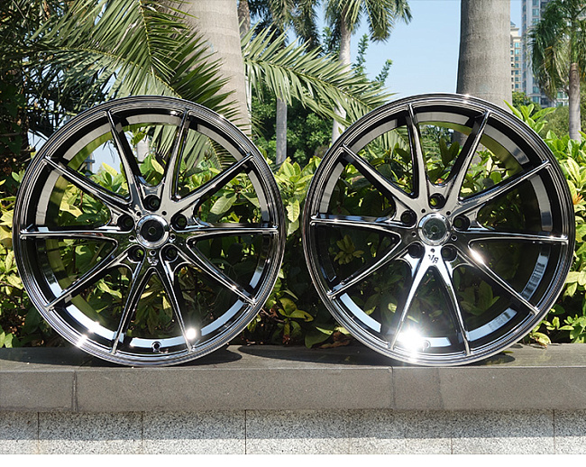 картинка Новые диски Rays G25 R19 5X120 ET33 J9,5 черный хром магазин  StreetTuning 