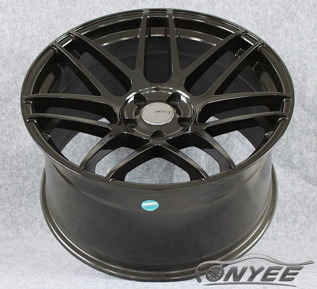 картинка Новые диски CURVA C300 R22 5х120 ET40 J10,5 черный глянец магазин  StreetTuning 