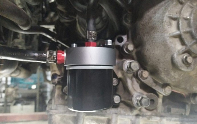 картинка Кронштейн под фильтр вариатора CVT Nissan Murano Z51 Teana J32 F03 взамен 31726-1XE0A магазин  StreetTuning 