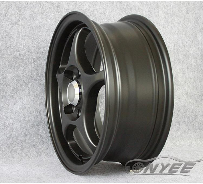 картинка Новые диски A-Tech Monoblock R14 4X100/4X114,3 ET38 J5,5 черный мат магазин  StreetTuning 