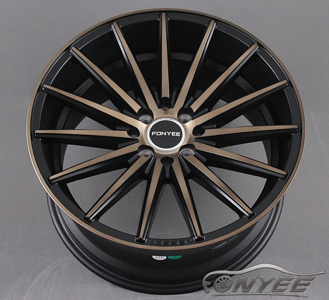 картинка Новые диски Vossen VFS2 Replica R17 4X114,3/4X100 ET42 J7,5 черный глянец + красный магазин  StreetTuning 