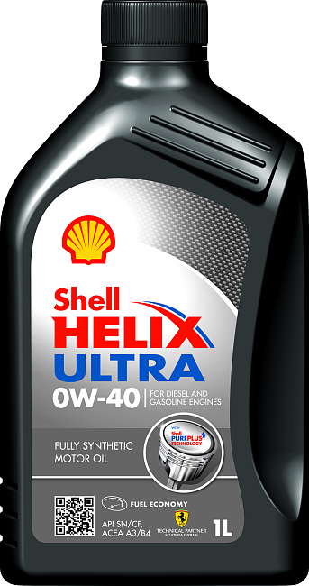 картинка Синтетическое моторное масло Shell Helix Ultra 0W-40 - 1 л магазин  StreetTuning 