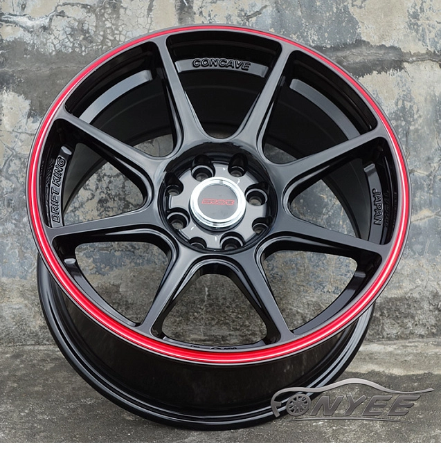 картинка Новые диски BRAVE R16 4x114,3 ET38 J7 черные магазин  StreetTuning 