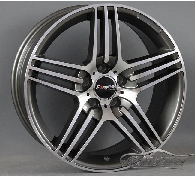 картинка Новые диски Mersedes AMG SLS R19 5x112 ET35 J9,5 серый + серебро магазин  StreetTuning 