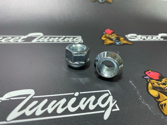 картинка Гайка Starleks M14x1.5, конус, высота 17 мм, ключ 19 мм,открытая магазин  StreetTuning 