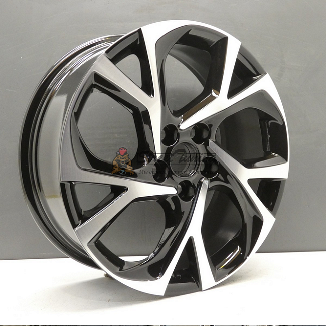 картинка Диски RST R087 R17 J7 ET45 5X114,3 black+polished магазин  StreetTuning 