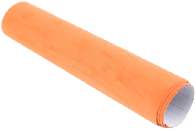 картинка Алькантара самоклеющаяся, цвет оранжевый магазин  StreetTuning 