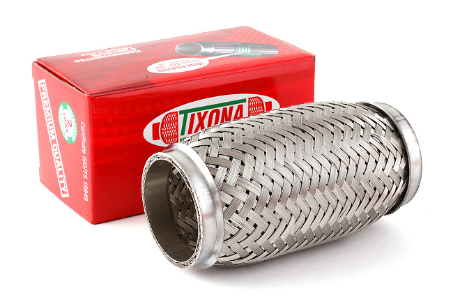 картинка Гофра глушителя Tixona (сталь 304 трехслойная) 55*150 магазин  StreetTuning 