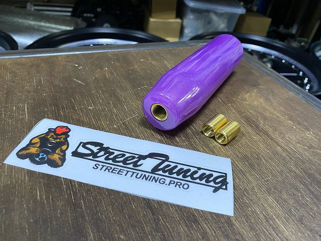 картинка Ручка КПП, цилиндр JDM 15 см, фиолетовая магазин  StreetTuning 