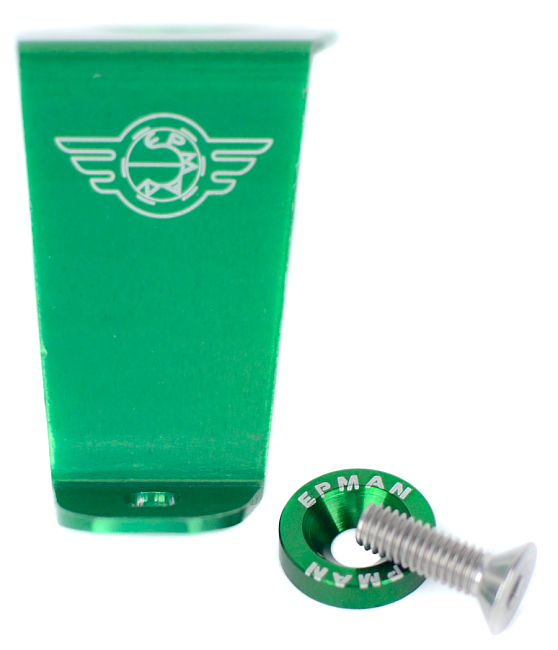 картинка Крепеж радиатора Epman для Honda 92-95 CIVIC EG6 EG9 EG Si цвет зеленый магазин  StreetTuning 