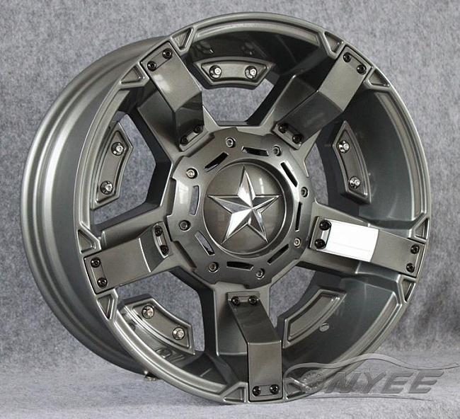 картинка Новые диски KMC XD series Rockstar 2 R16 6X139,7 ET0 J8 серый магазин  StreetTuning 