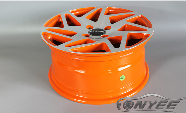 картинка Новые диски Forgiato Monoleggera FINESTRO-M R15 J7 ET+35 4x100 оранжевый + серебро магазин  StreetTuning 