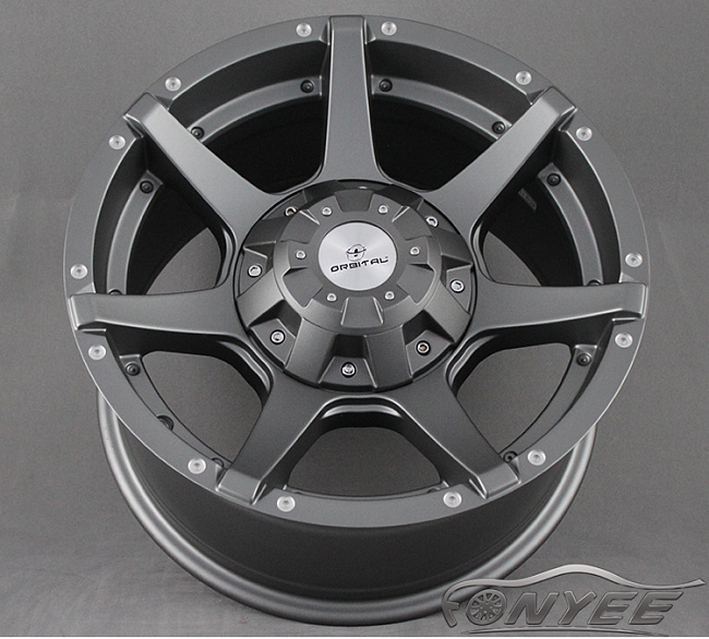 картинка Новые диски Orbital модель 2 R16 6X139,7 ET10 J8,5 серый мат магазин  StreetTuning 