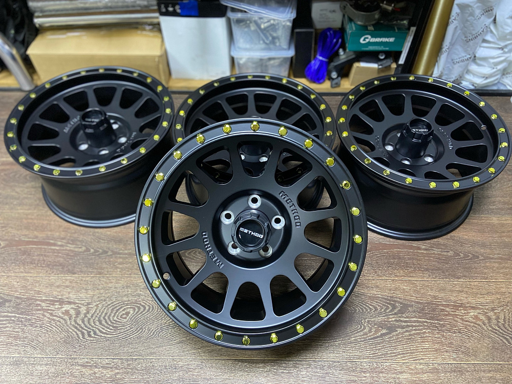картинка Новые диски METHOD 703, R16 J8 et0 5x114,3, черный мат от магазина  StreetTuning