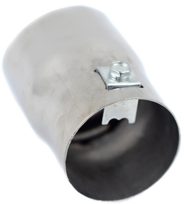 картинка Насадка на глушитель Nova Bright, универсальная 55 мм магазин  StreetTuning 