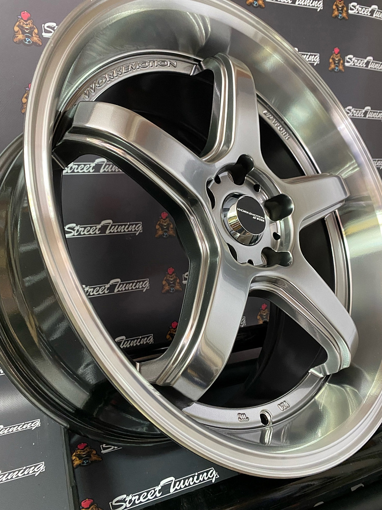 картинка Новые диски Work T5R 2P R18 J8.5 ET28 5x114.3 Hyper Black от магазина  StreetTuning