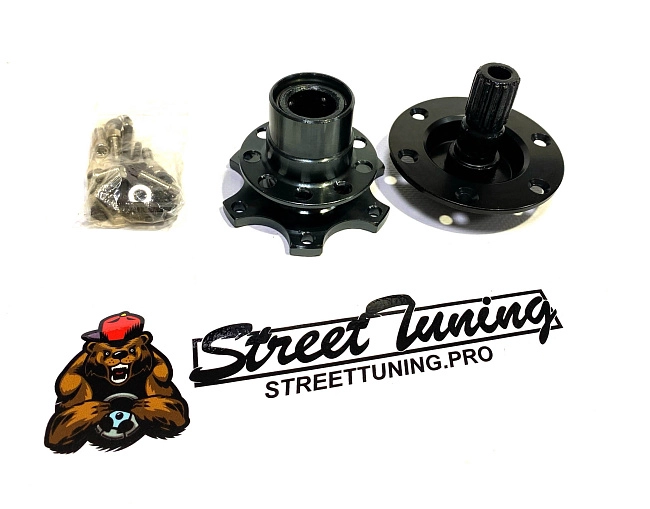 картинка Адаптер для руля быстросъемный прижимной, цвет титан магазин  StreetTuning 