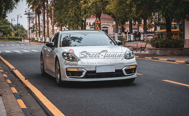 картинка Комплект обвеса Sport Design, длинная база Executive, без ДХО, для Porsche Panamera 971.2 (2021–2023) магазин  StreetTuning 