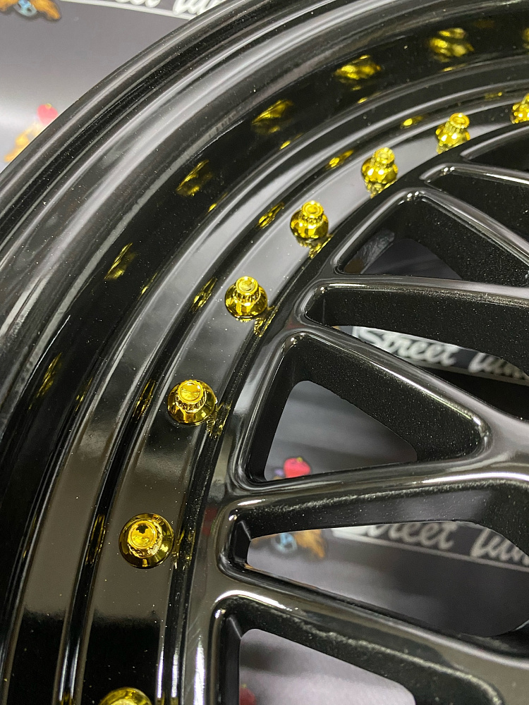 картинка Новые диски BBS RS R16 J6.5 ET30 4x100/114,3 Black Gloss от магазина  StreetTuning