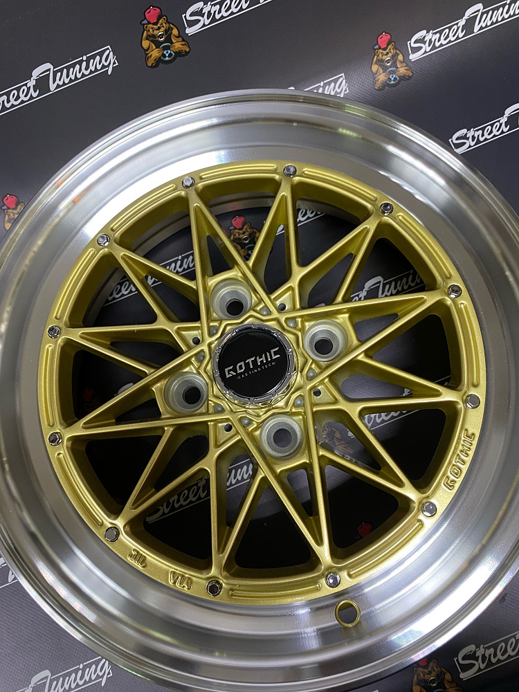 картинка Новые диски Work Equip R14 J5 ET15 4x100 Gold + Silver от магазина  StreetTuning