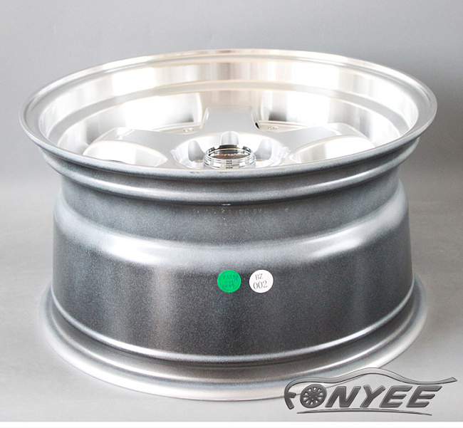 картинка Новые диски JNC 017 R17 4X100 ET20 J9 серебро + полированная полка магазин  StreetTuning 