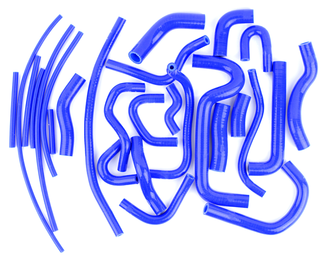 картинка Патрубки системы охлаждения для Toyota JZX90, синие магазин  StreetTuning 