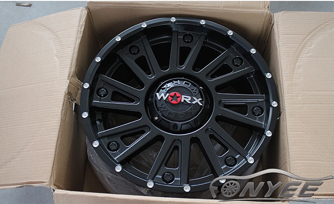 картинка Новые диски Worx 810 R20 6X139,7 ET18 J9 черный мат магазин  StreetTuning 