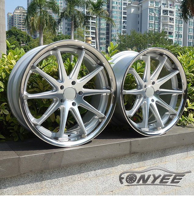 картинка Новые диски Aversus Aurelia R19 J9,5 ET+35 5x112 серебро + хром полка магазин  StreetTuning 