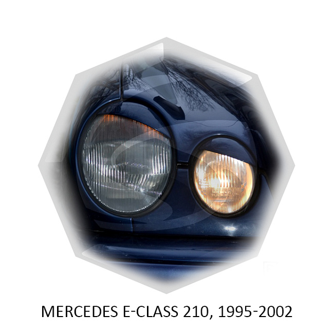 картинка Реснички на фары для  MERCEDES E-class 210 1995-2002г магазин  StreetTuning 