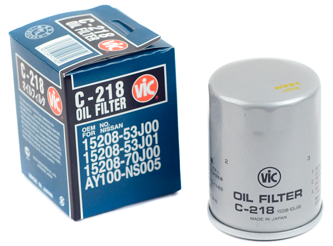 картинка Масляный фильтр VIC C-218 магазин  StreetTuning 