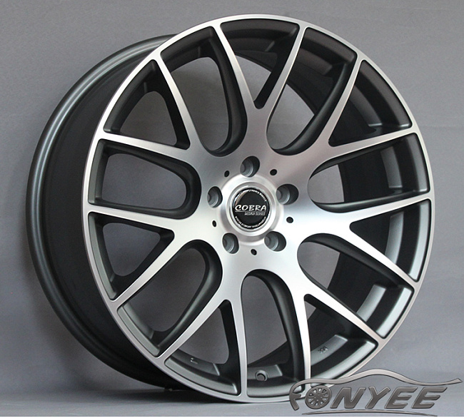 картинка Новые диски Styluz M537 R19 5х114,3 ET35 J8,5 серый + серебро магазин  StreetTuning 