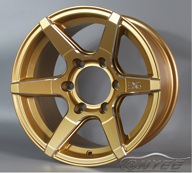 картинка Новые диски X wheels R15 6X139,7 ET10 J8 золото магазин  StreetTuning 