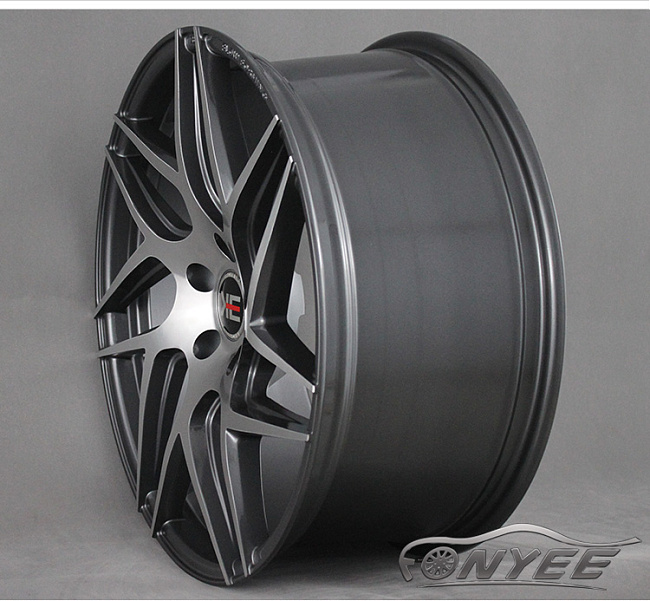 картинка Новые диски KE Flow Forming модель 6 R19 5X112 ET35 J9 темно-серые + серебро магазин  StreetTuning 