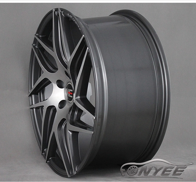 картинка Новые диски KE Flow Forming модель 6 R19 5X112 ET35 J9 темно-серые + серебро магазин  StreetTuning 