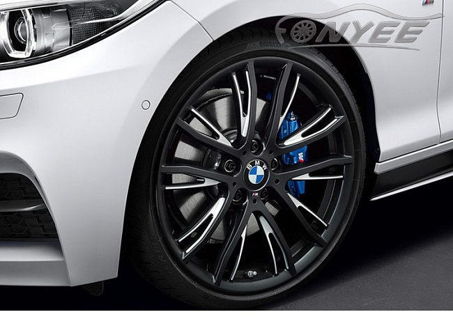 картинка Новые диски BMW A01M R19 5x120 ET35 J9 Черный мат + серебро магазин  StreetTuning 