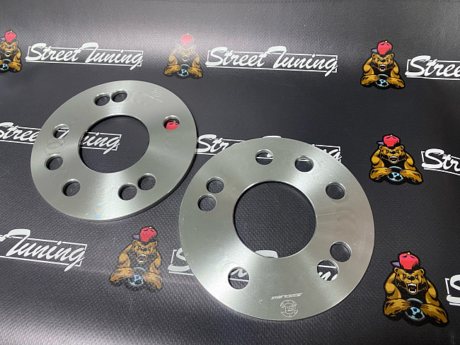 картинка Проставка Starleks 5 мм 4/5x108 цо 63.4 сквозная, Silver магазин  StreetTuning 