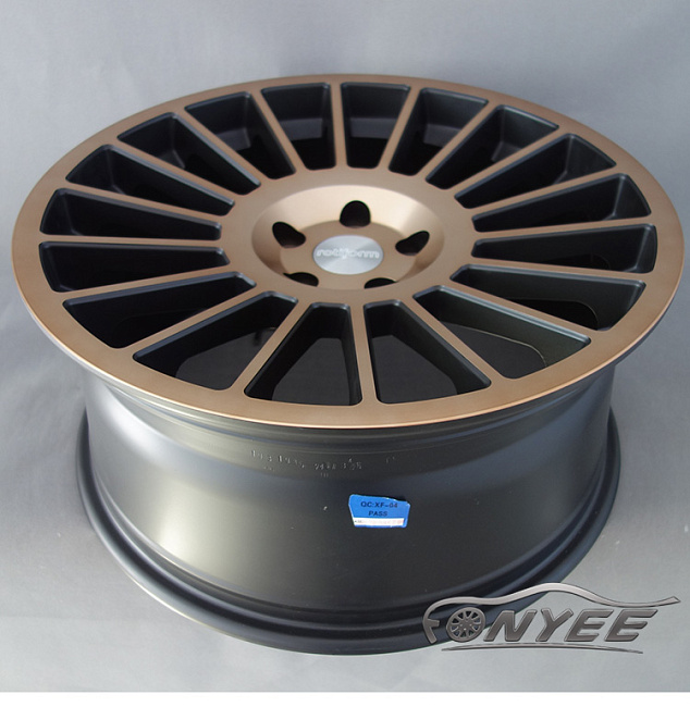 картинка Новые диски Rotiform IND R19 5x112 ET35 J10 черный мат + бронза магазин  StreetTuning 