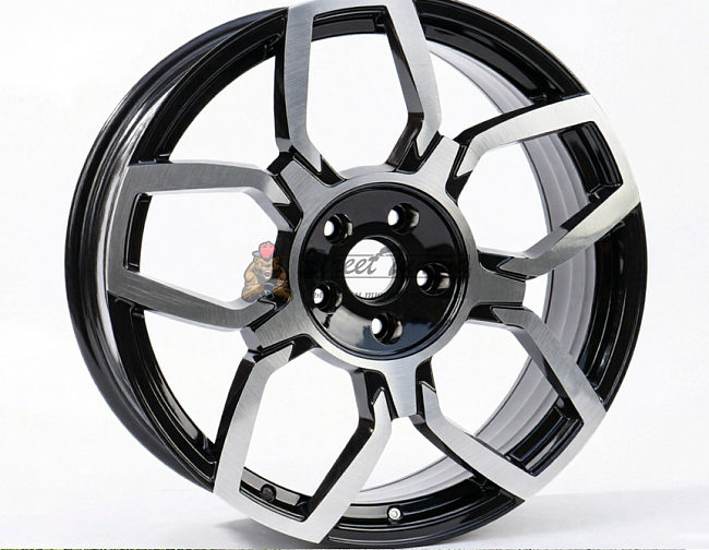 картинка Диски Купить Koko Kuture FBX186 R21 J9 ET40 5X120 black+piloshed магазин  StreetTuning 