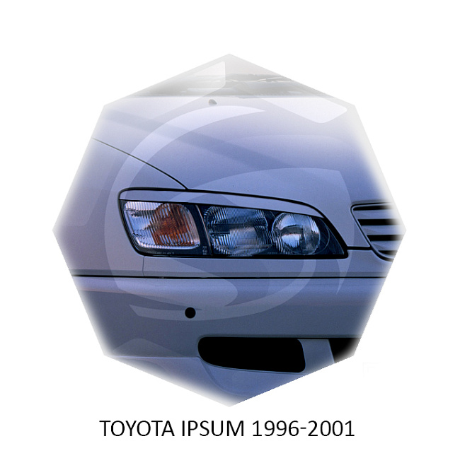 картинка Реснички на фары для  TOYOTA IPSUM 1996-2001г (рестайлинг) магазин  StreetTuning 