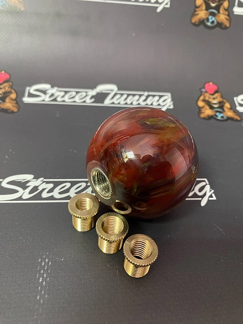 картинка Ручка переключения передач BALL (ШАР), микс цветной перламутр JDM магазин  StreetTuning 