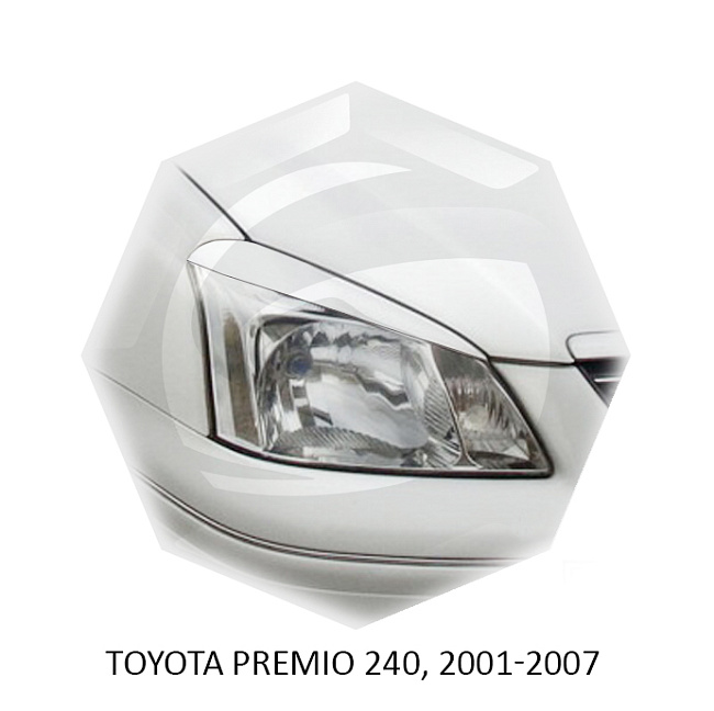 картинка Реснички на фары для  TOYOTA PREMIO 240 2001-2007г магазин  StreetTuning 