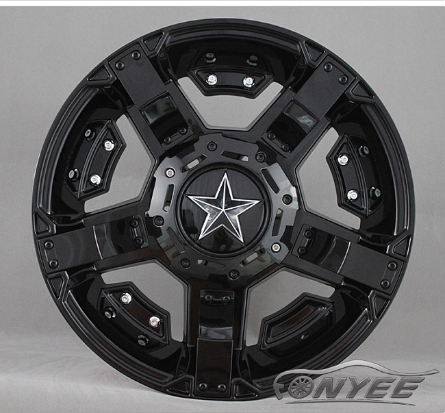 картинка Новые диски KMC XD series Rockstar 2 R16 6X139,7 ET-10 J8 черный глянец магазин  StreetTuning 