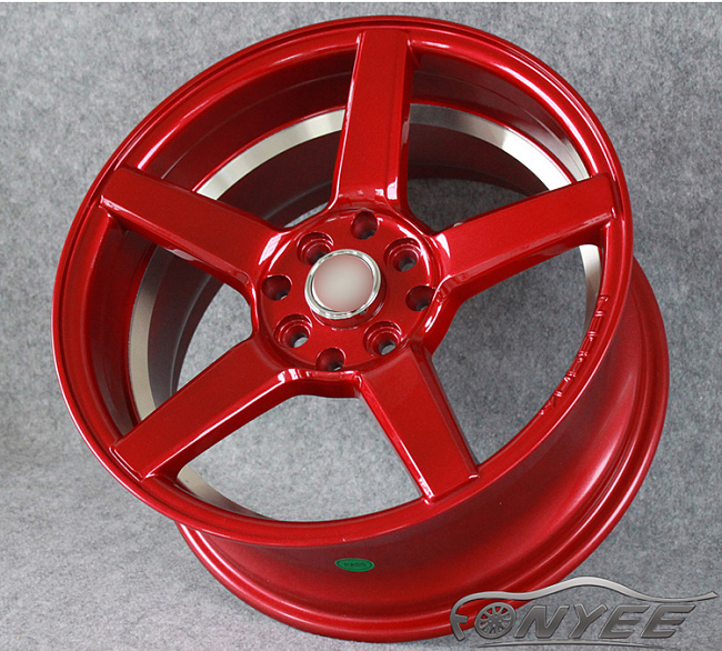 картинка Новые диски Vossen CV3 Replica R16 4X114,3/4X100 ET25 J8 красный глянец магазин  StreetTuning 