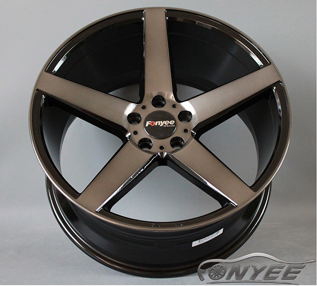 картинка Новые диски Inforged iFG 8 SUV R18 5X105 ET35 J9 черный + спиццы с оттенком бронзы магазин  StreetTuning 